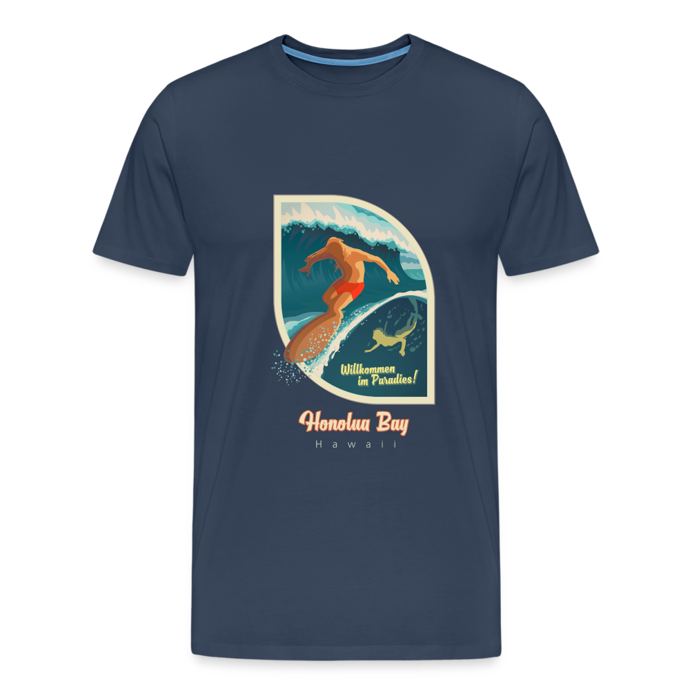 Männer Premium T-Shirt SURFER 02 - Navy