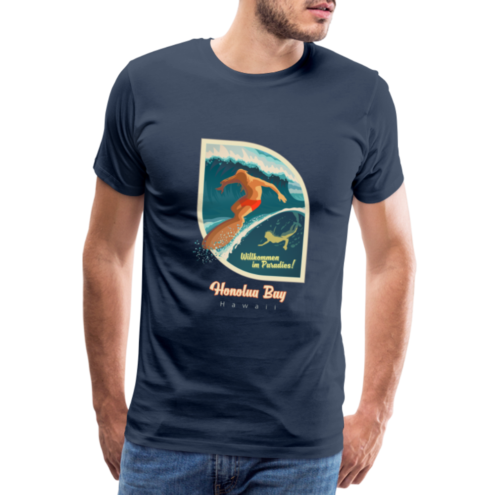 Männer Premium T-Shirt SURFER 02 - Navy