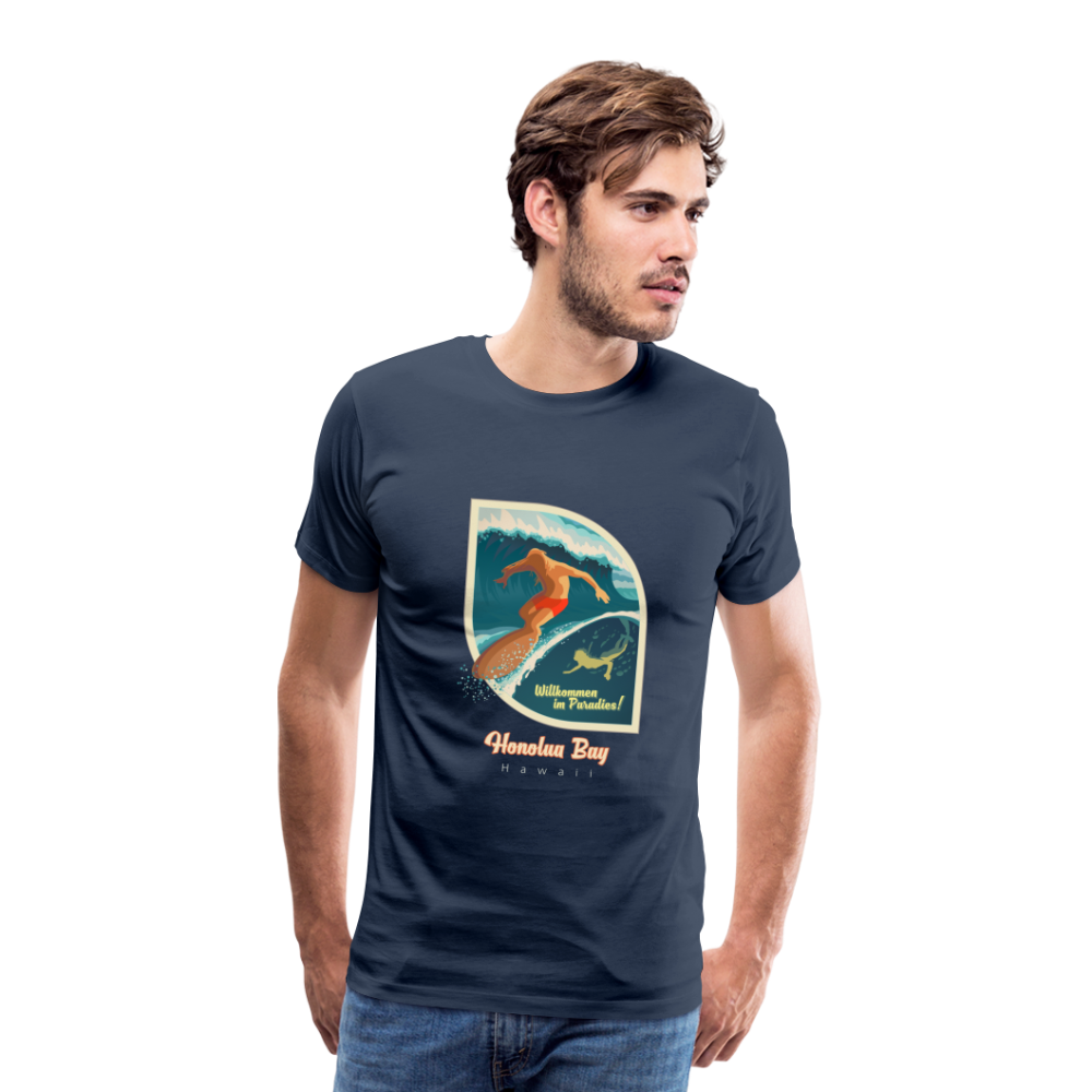 Männer Premium T-Shirt SURFER 02 - Navy