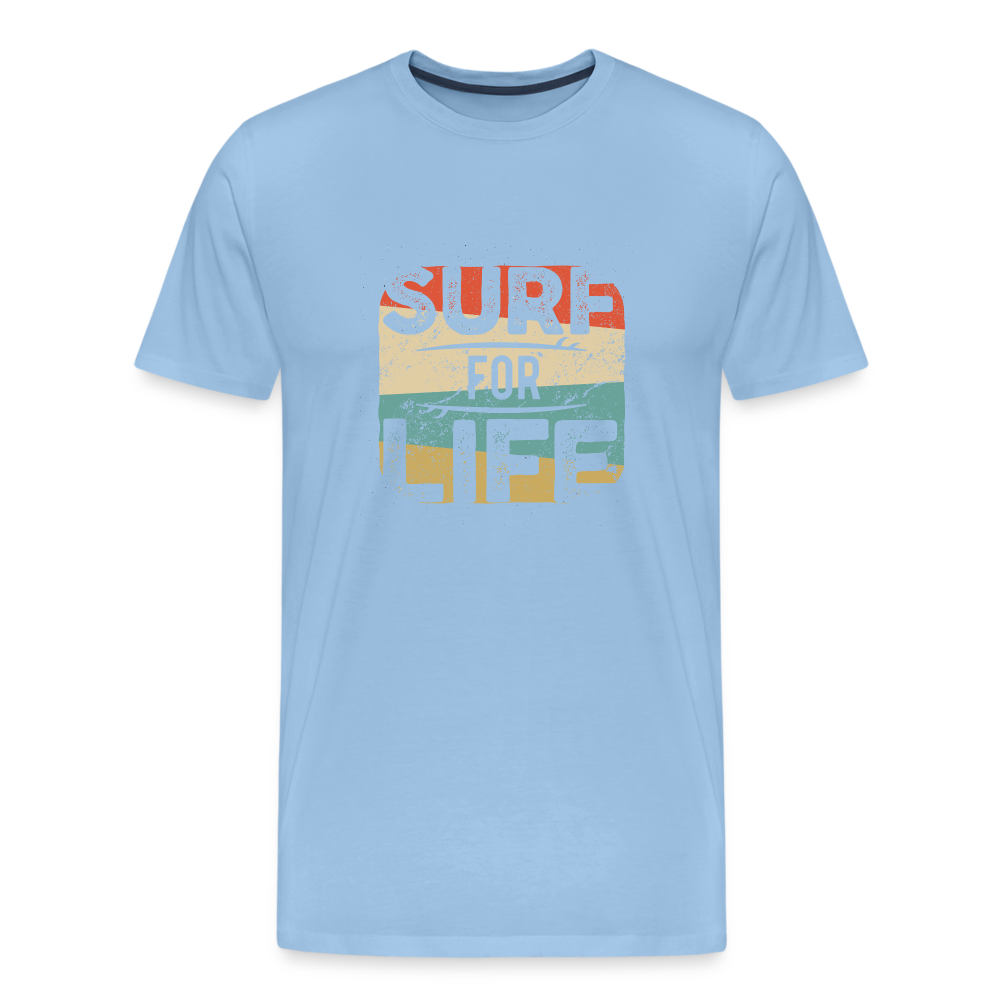 Männer Premium T-Shirt SURF - Sky