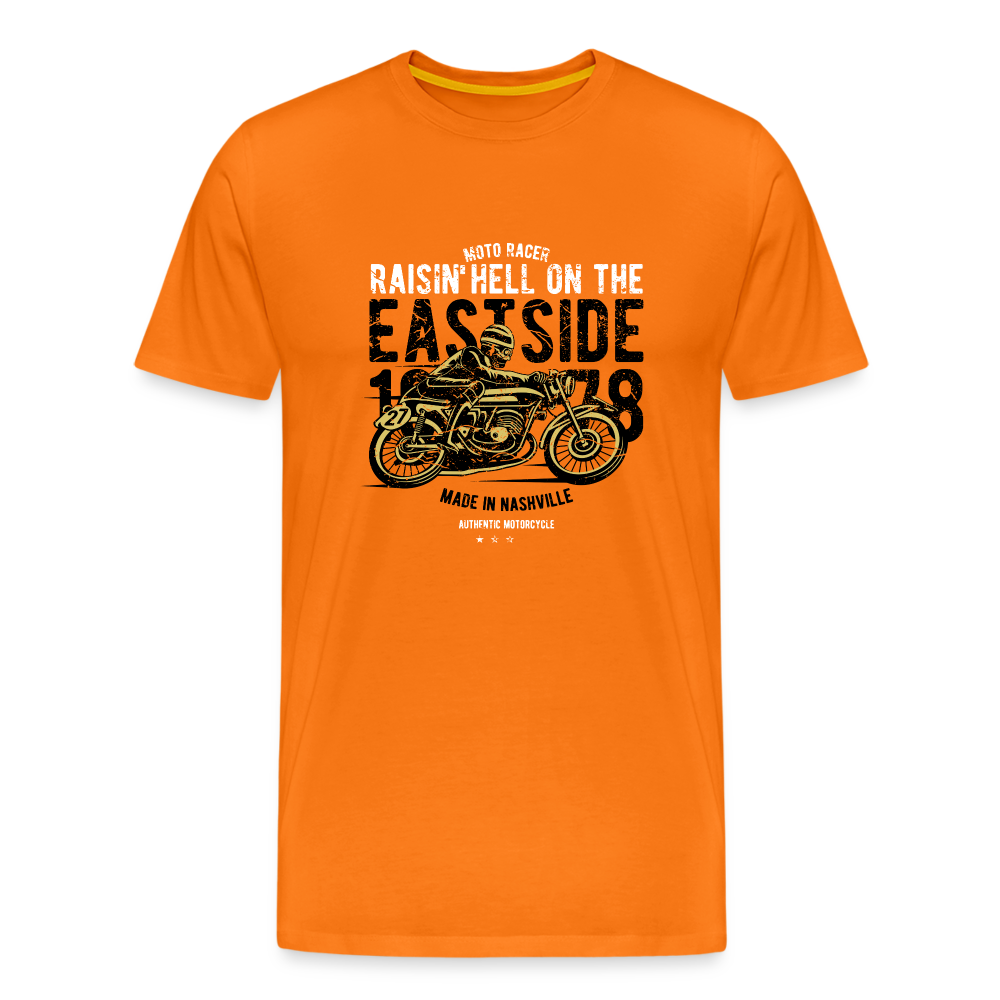 Männer Premium T-Shirt EASTSIDE BIKE - Orange