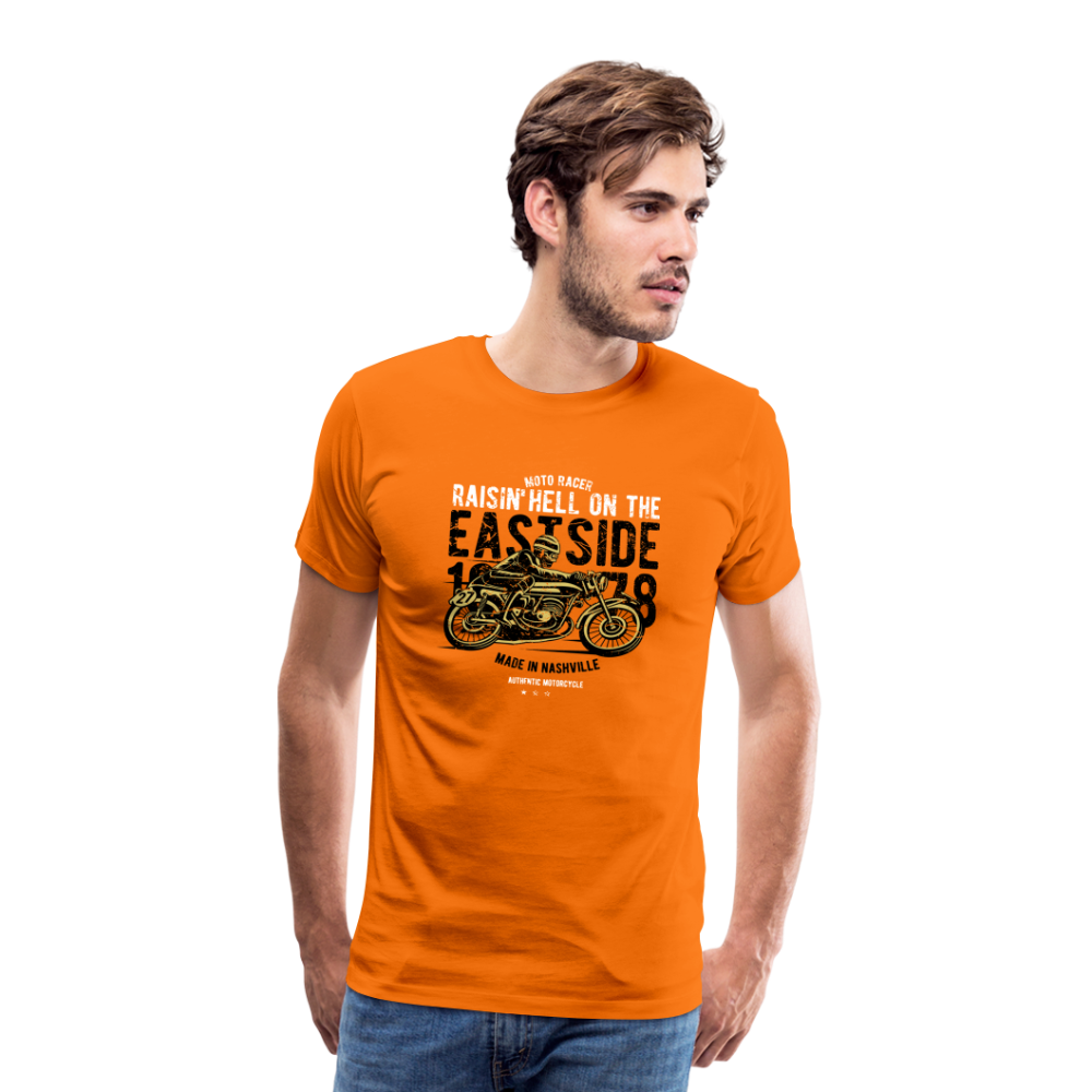 Männer Premium T-Shirt EASTSIDE BIKE - Orange