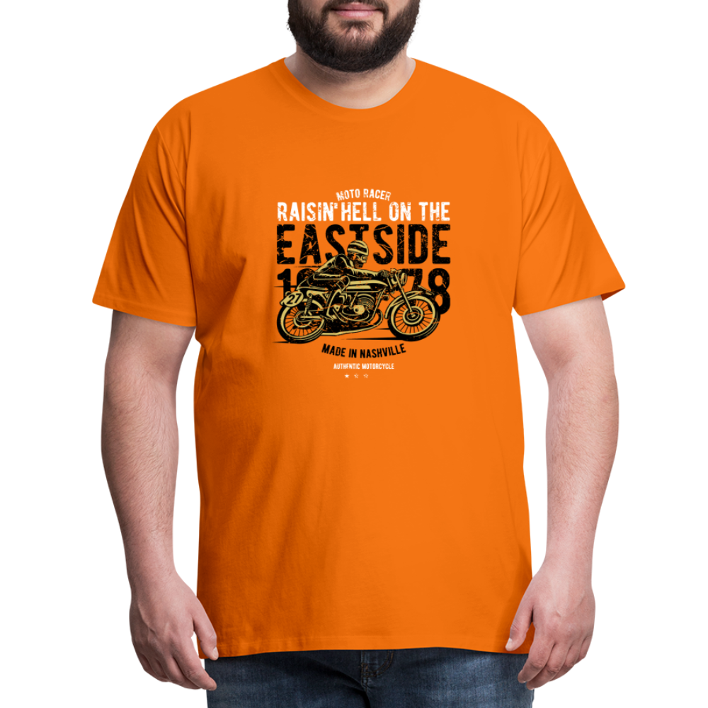 Männer Premium T-Shirt EASTSIDE BIKE - Orange