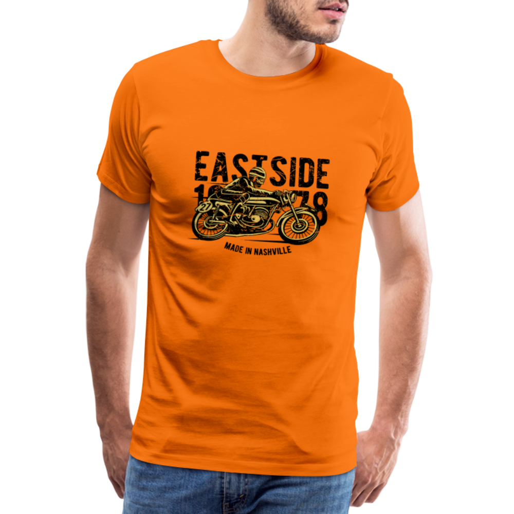 Männer Premium T-Shirt EASTSIDE BIKE - Orange