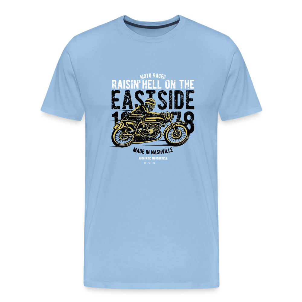 Männer Premium T-Shirt EASTSIDE BIKE - Sky