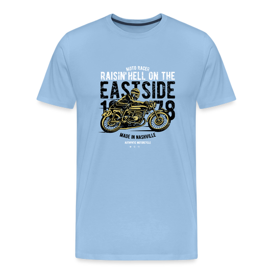 Männer Premium T-Shirt EASTSIDE BIKE - Sky