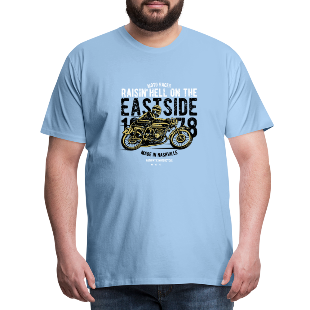 Männer Premium T-Shirt EASTSIDE BIKE - Sky