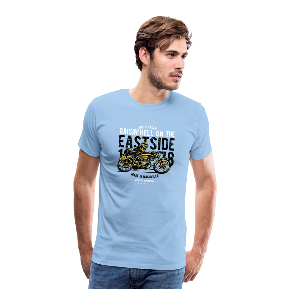 Männer Premium T-Shirt EASTSIDE BIKE - Sky