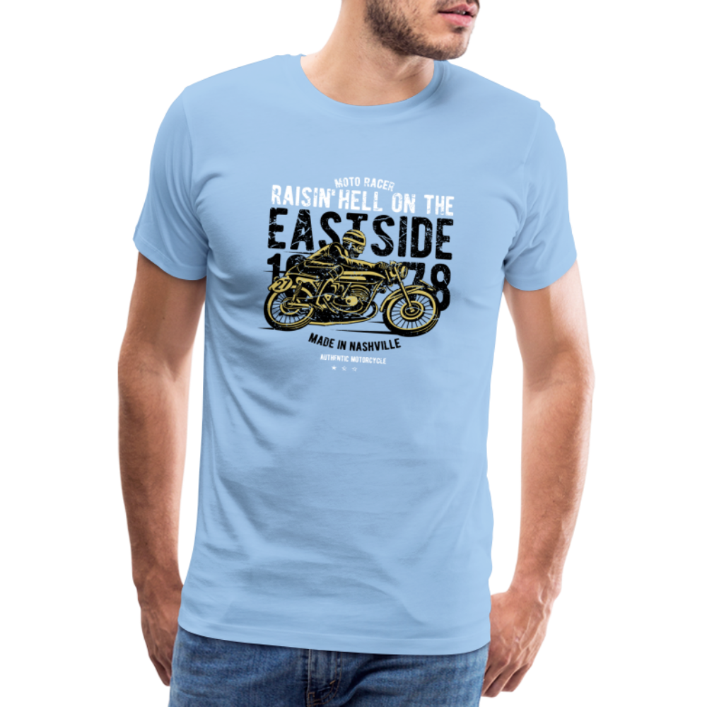 Männer Premium T-Shirt EASTSIDE BIKE - Sky