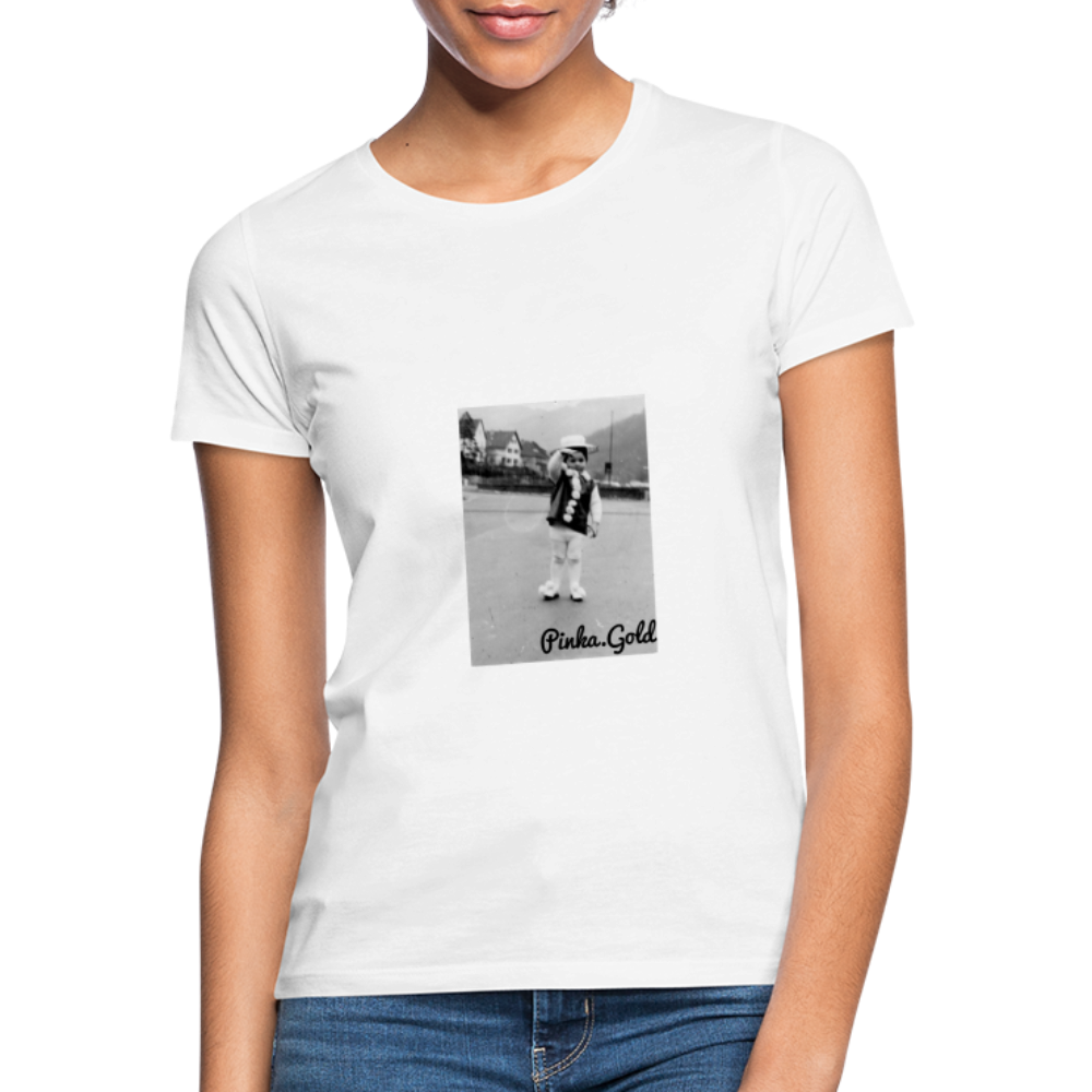 Frauen T-Shirt THE LITTLE GIRL 02 - weiß