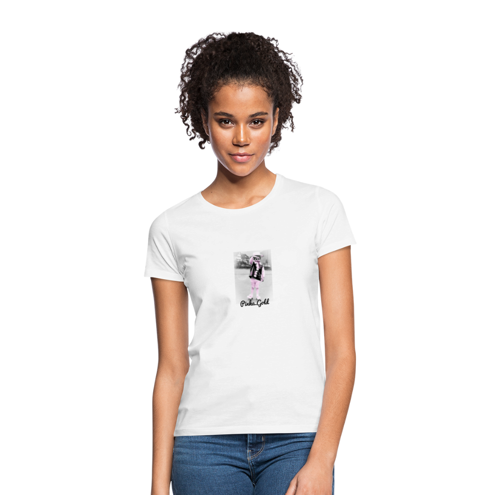 Frauen T-Shirt LITTLE GIRL - weiß