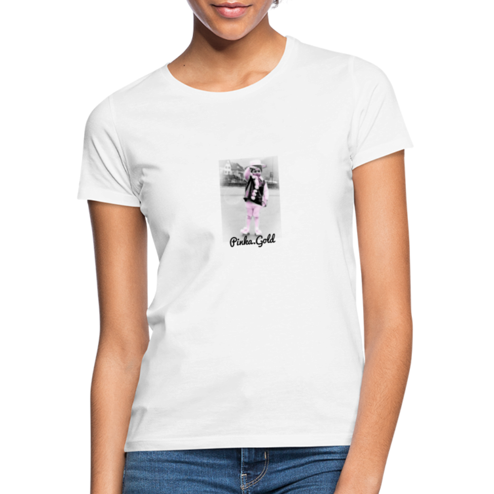 Frauen T-Shirt LITTLE GIRL - weiß