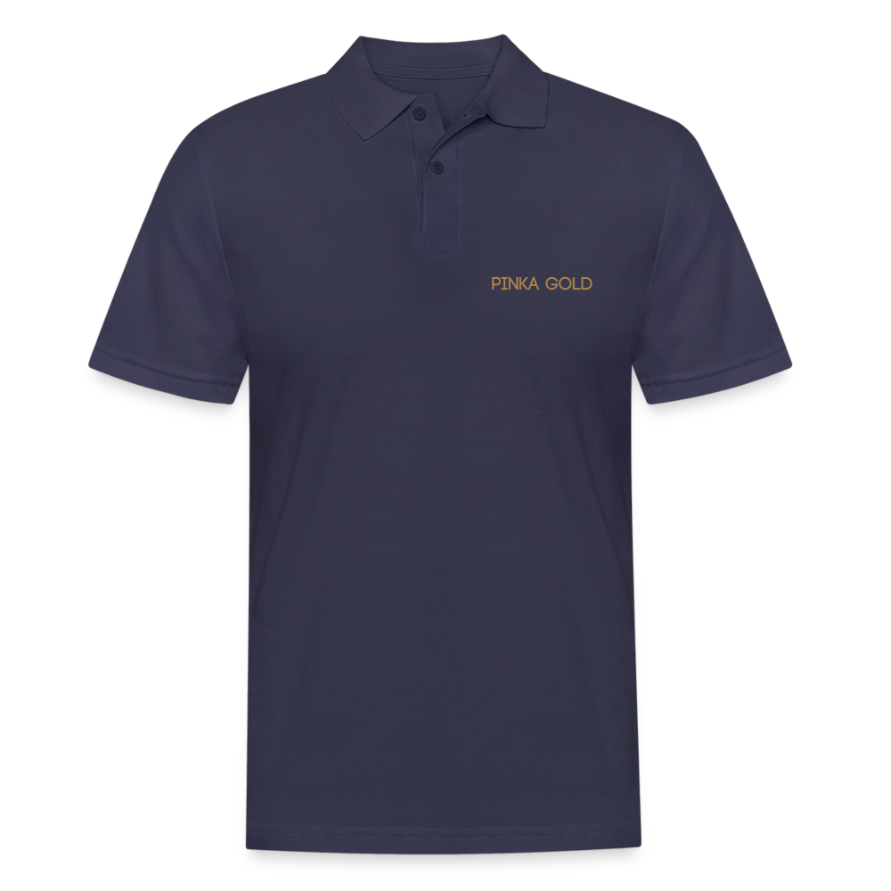 Männer Poloshirt PINKA GOLD - Navy