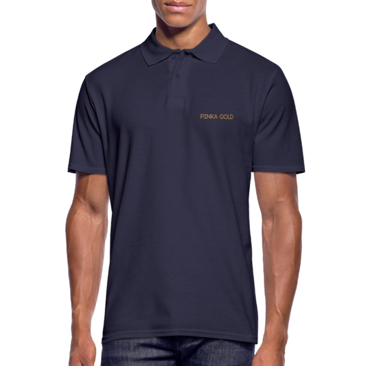 Männer Poloshirt PINKA GOLD - Navy