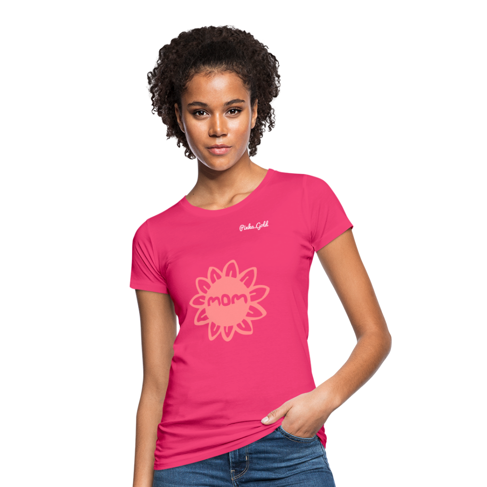 Frauen BIO-T-Shirt MOM - Neon Pink