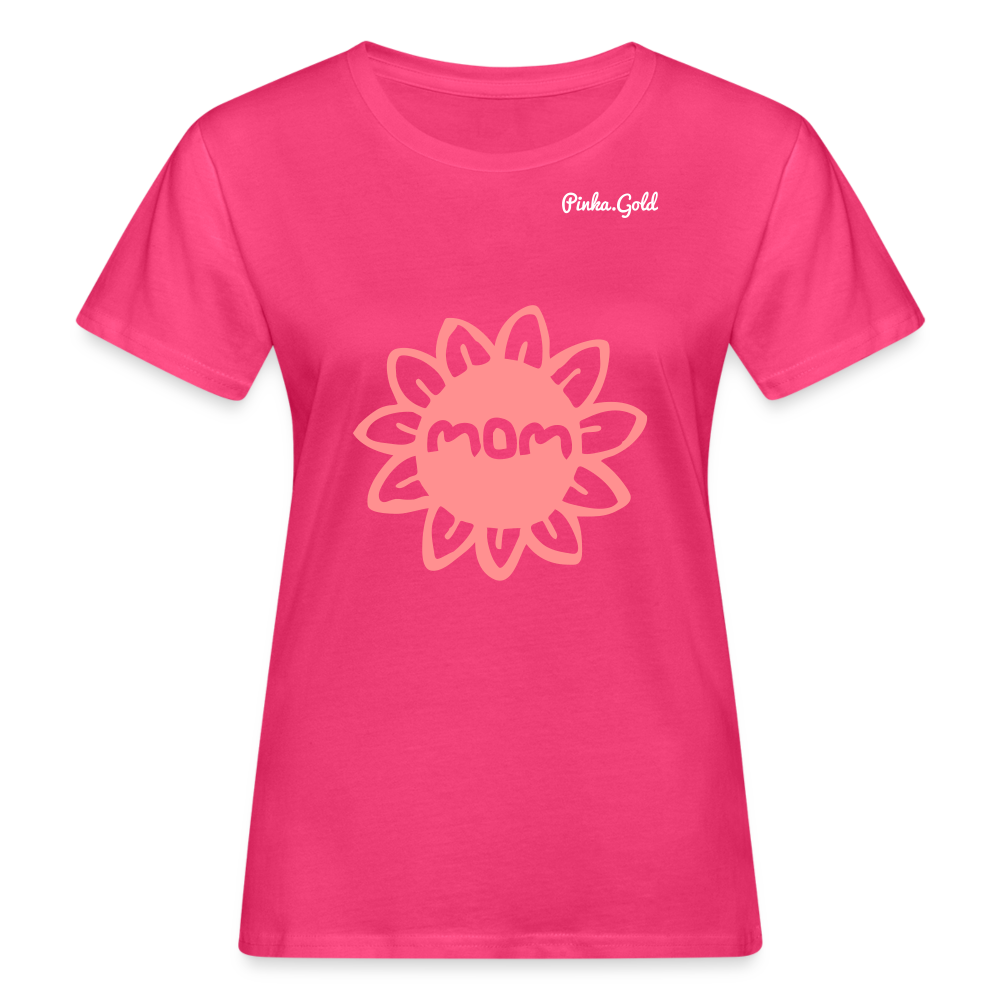 Frauen BIO-T-Shirt MOM - Neon Pink