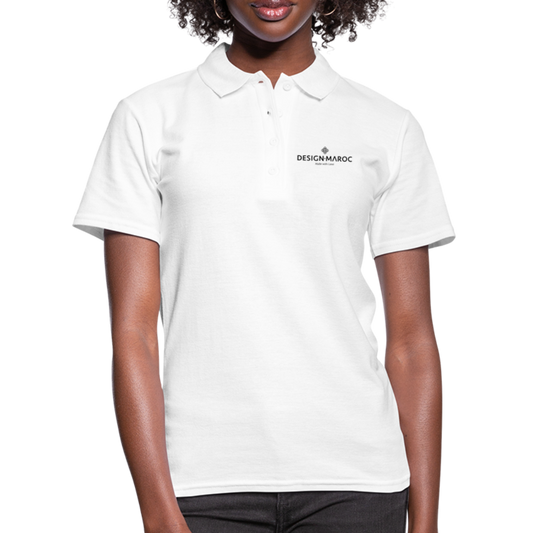 Frauen Polo Shirt DESIGN·MAROC - weiß