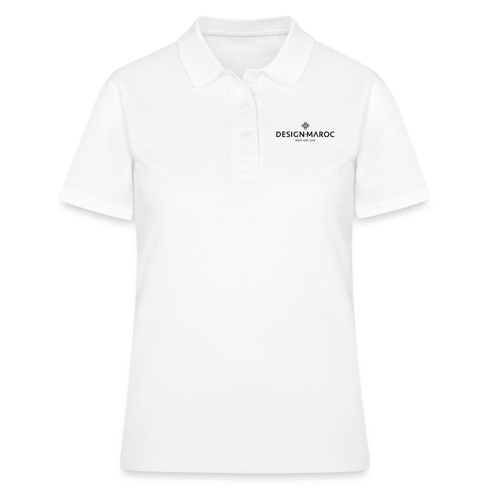 Frauen Polo Shirt DESIGN·MAROC - weiß