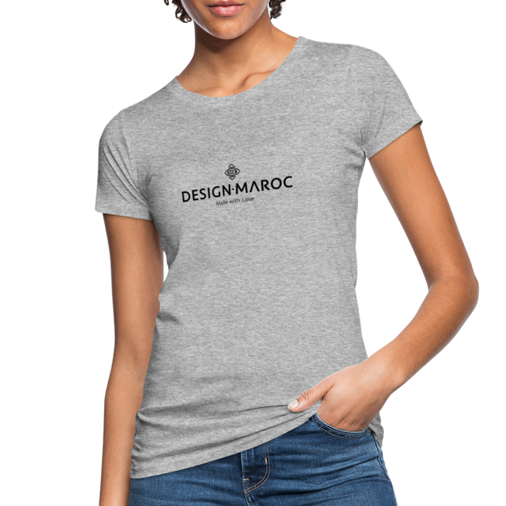 Frauen Bio-T-Shirt DESIGN MAROC - Grau meliert