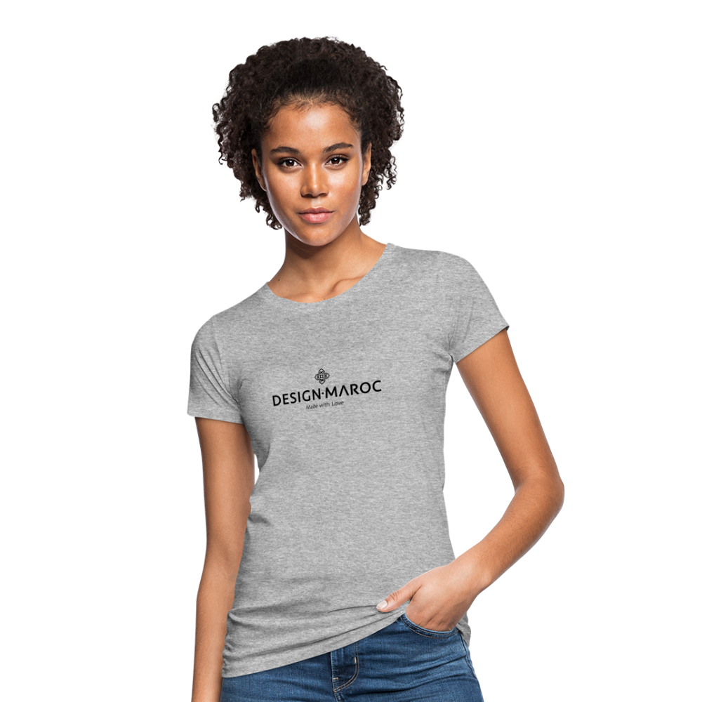 Frauen Bio-T-Shirt DESIGN MAROC - Grau meliert