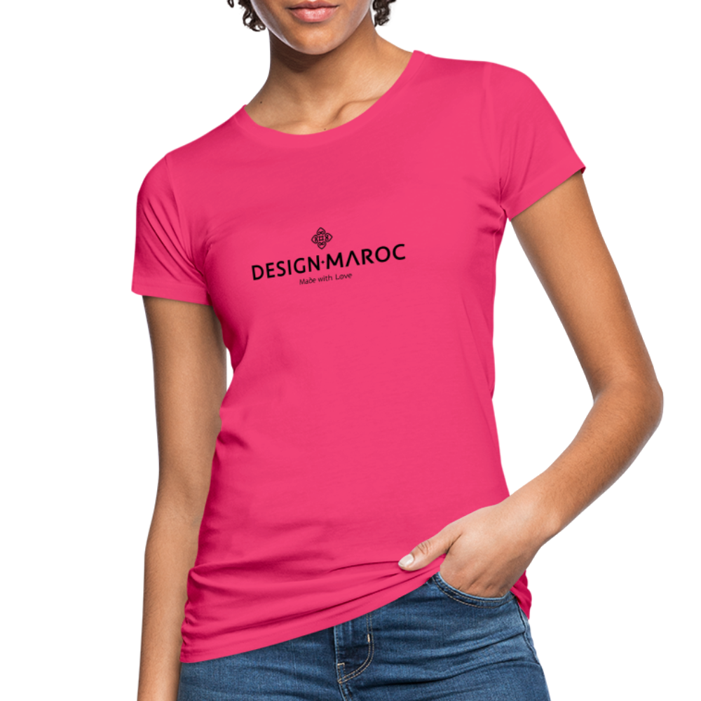 Frauen Bio-T-Shirt DESIGN MAROC - Neon Pink