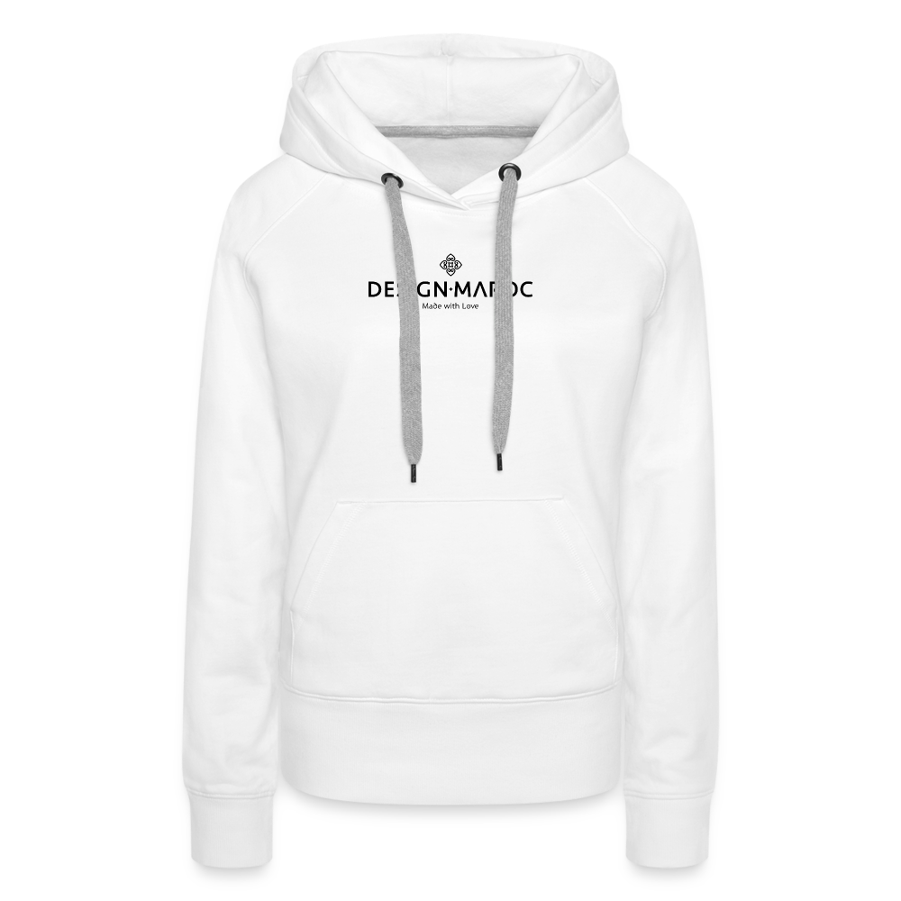 Frauen Premium Hoodie DESIGN·MAROC - weiß