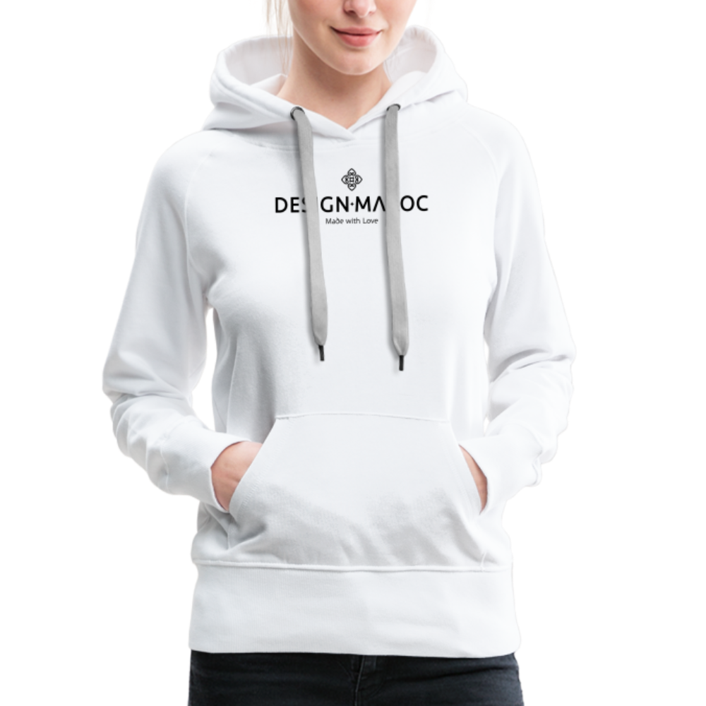 Frauen Premium Hoodie DESIGN·MAROC - weiß