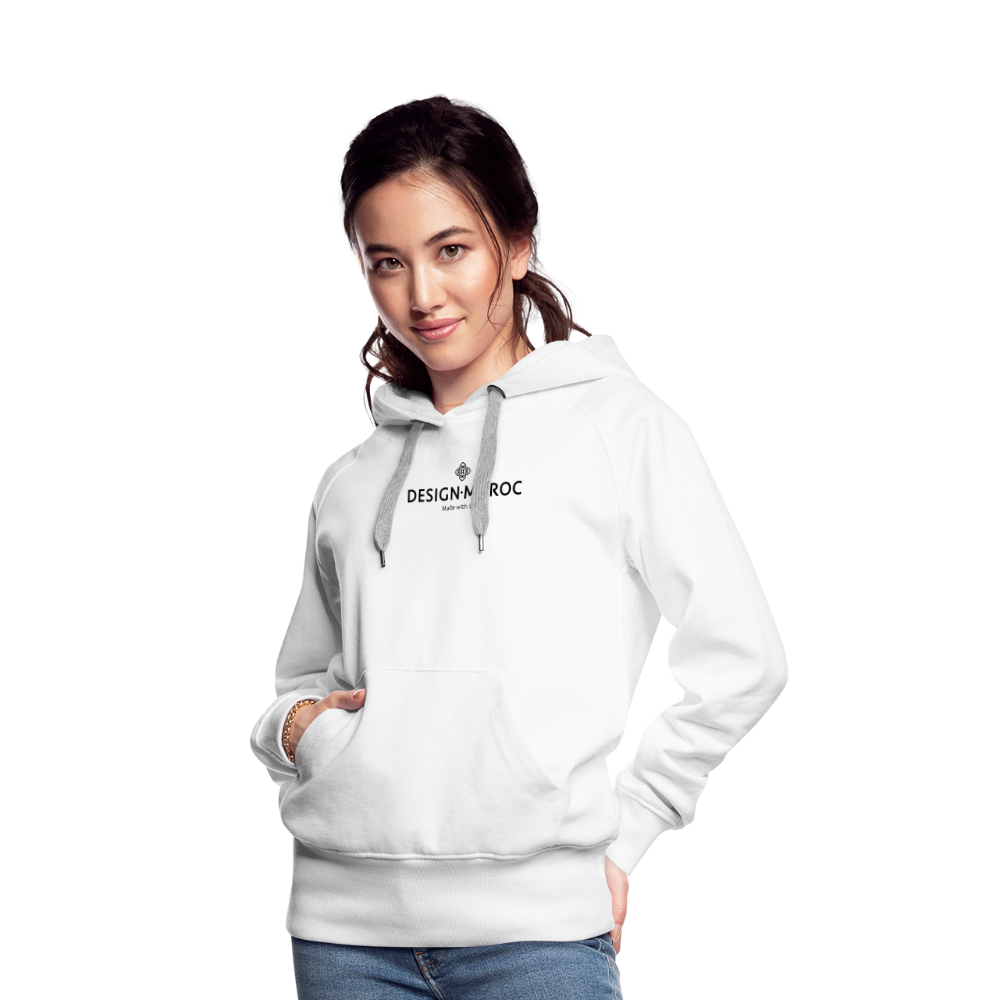 Frauen Premium Hoodie DESIGN·MAROC - weiß