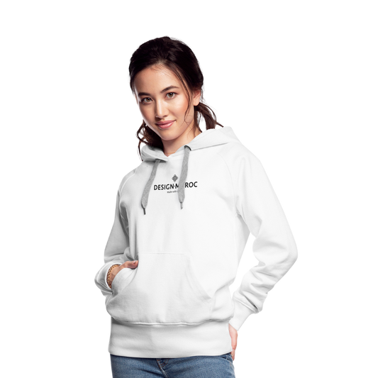 Frauen Premium Hoodie DESIGN·MAROC - weiß