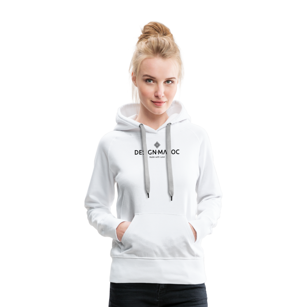 Frauen Premium Hoodie DESIGN·MAROC - weiß