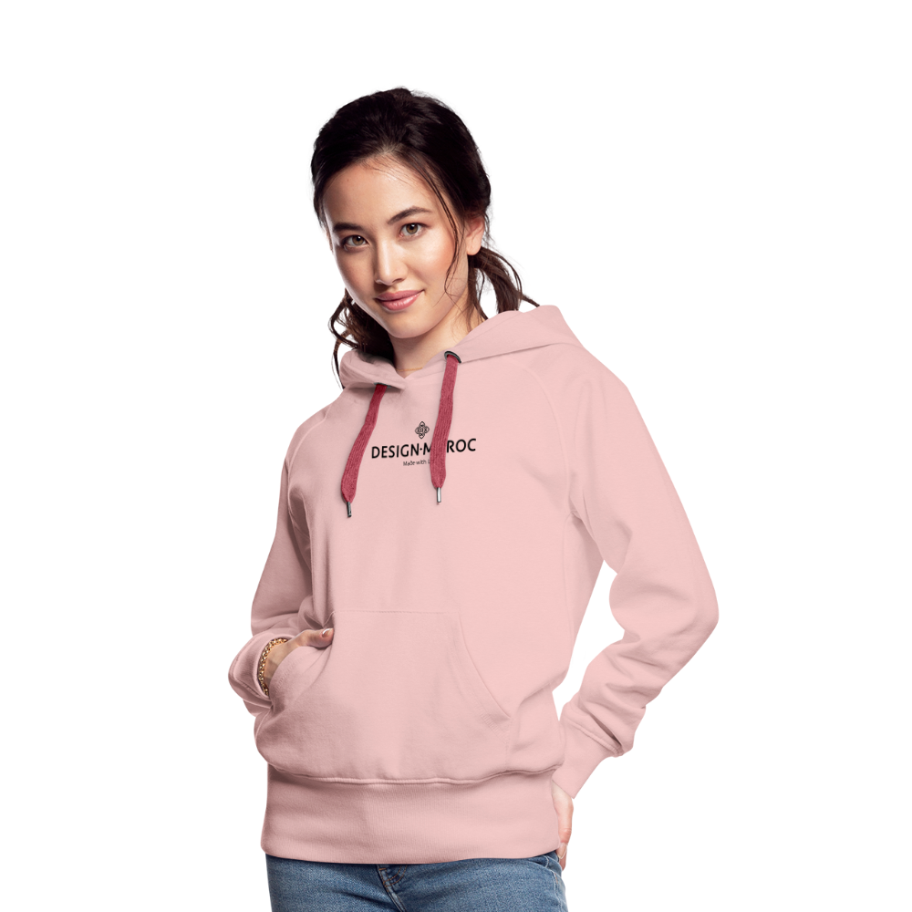 Frauen Premium Hoodie DESIGN·MAROC - Kristallrosa