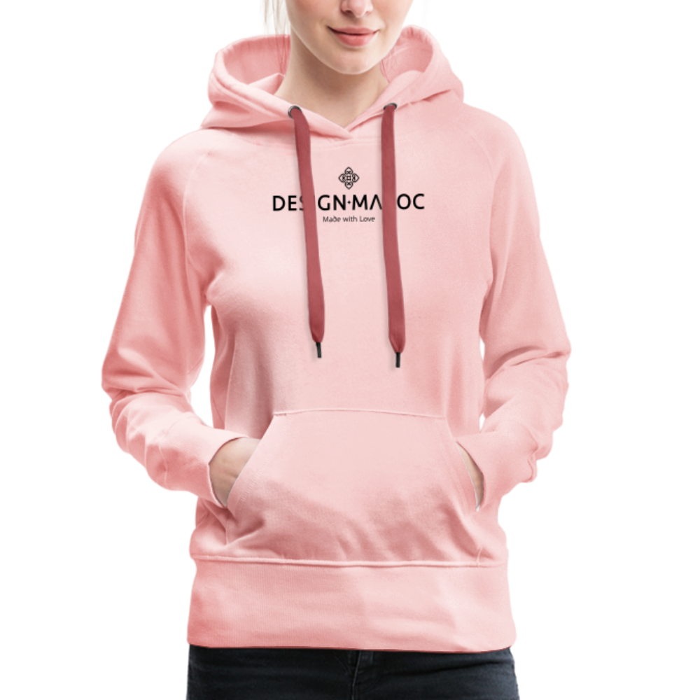 Frauen Premium Hoodie DESIGN·MAROC - Kristallrosa