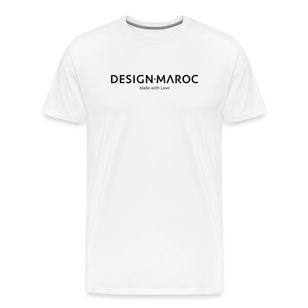 Männer Premium T-Shirt DESIGN·MAROC - weiß