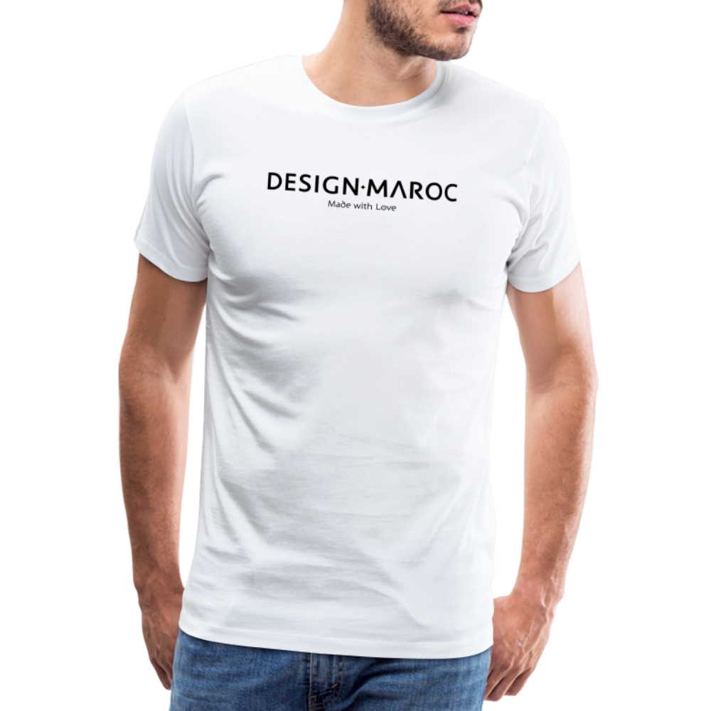 Männer Premium T-Shirt DESIGN·MAROC - weiß