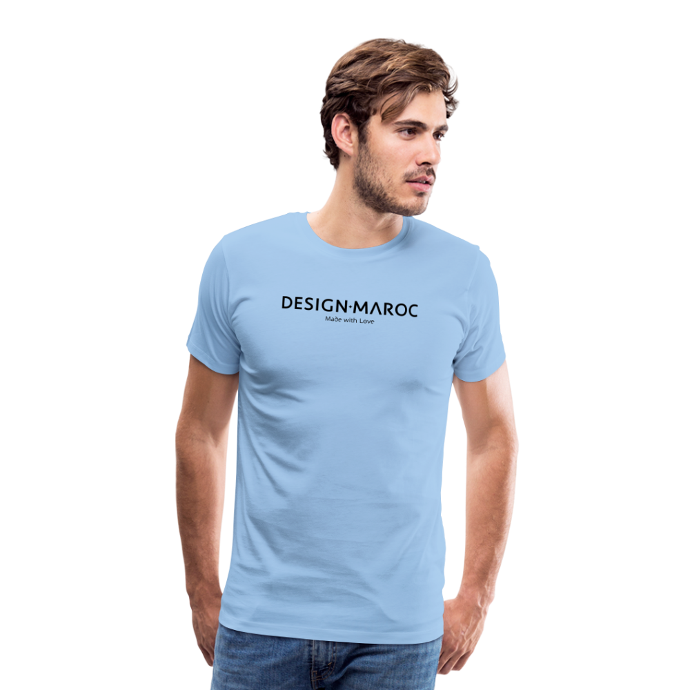 Männer Premium T-Shirt DESIGN·MAROC - Sky