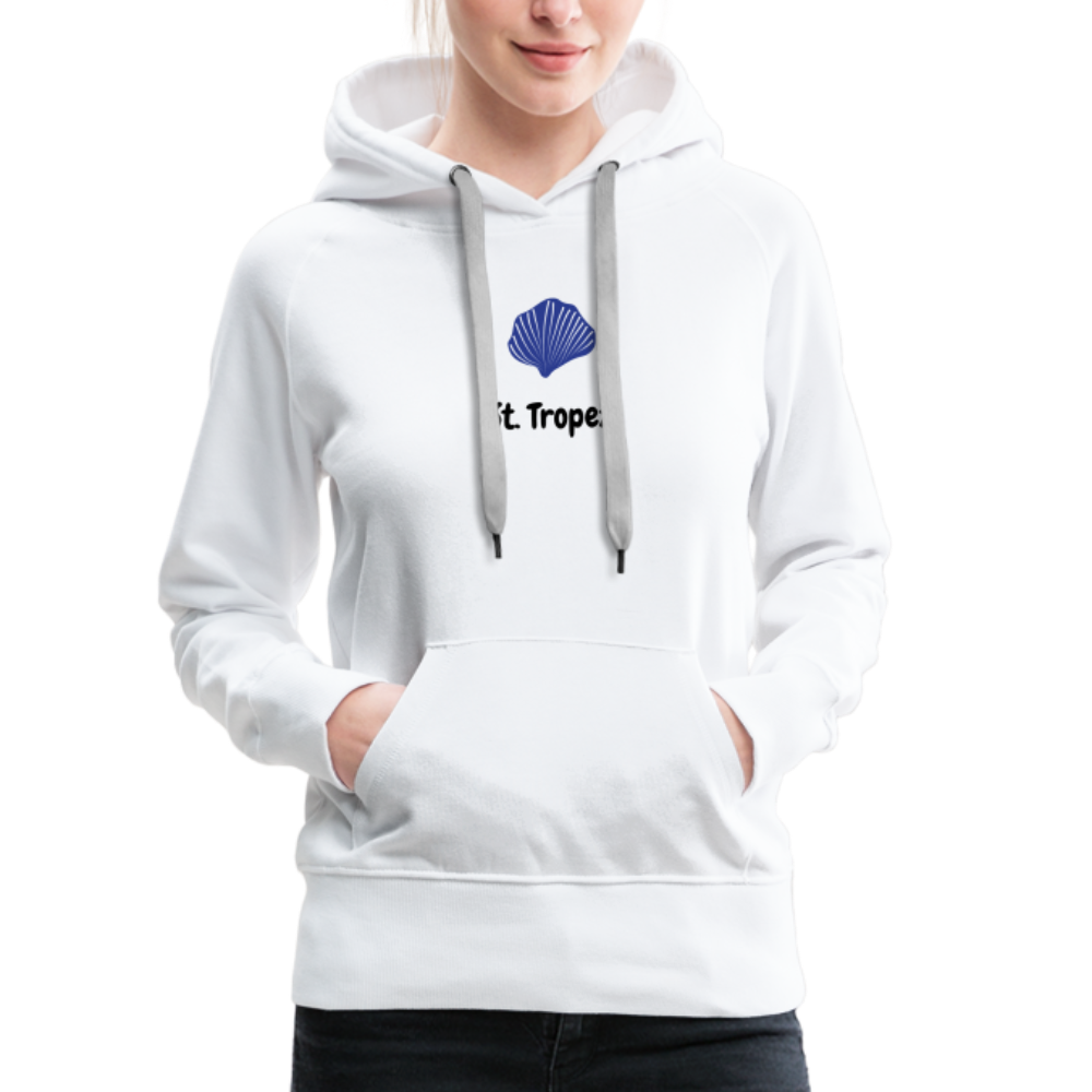 Frauen Premium Sweat-Shirt ST. TROPEZ shell - weiß