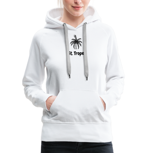 Frauen Premium Hoodie ST. TROPEZ - weiß