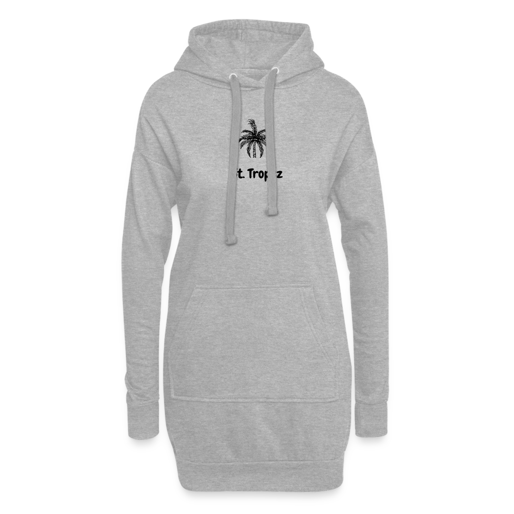 Hoodie-Kleid ST. TROPEZ - Grau meliert