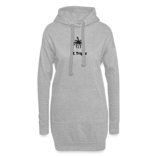 Hoodie-Kleid ST. TROPEZ - Grau meliert