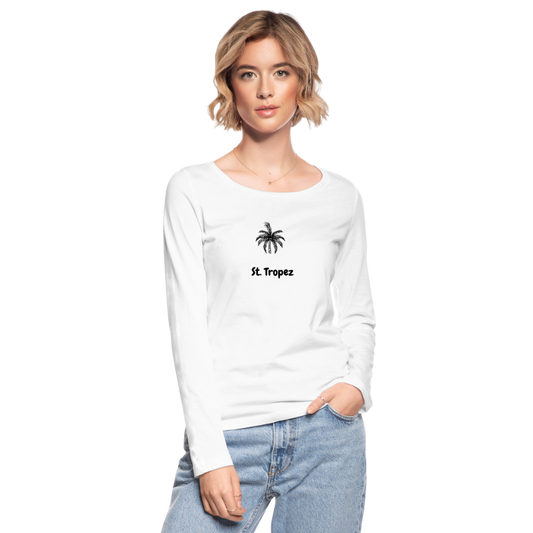 Frauen Bio-Langarmshirt von Stanley & Stella ST. TROPEZ - weiß