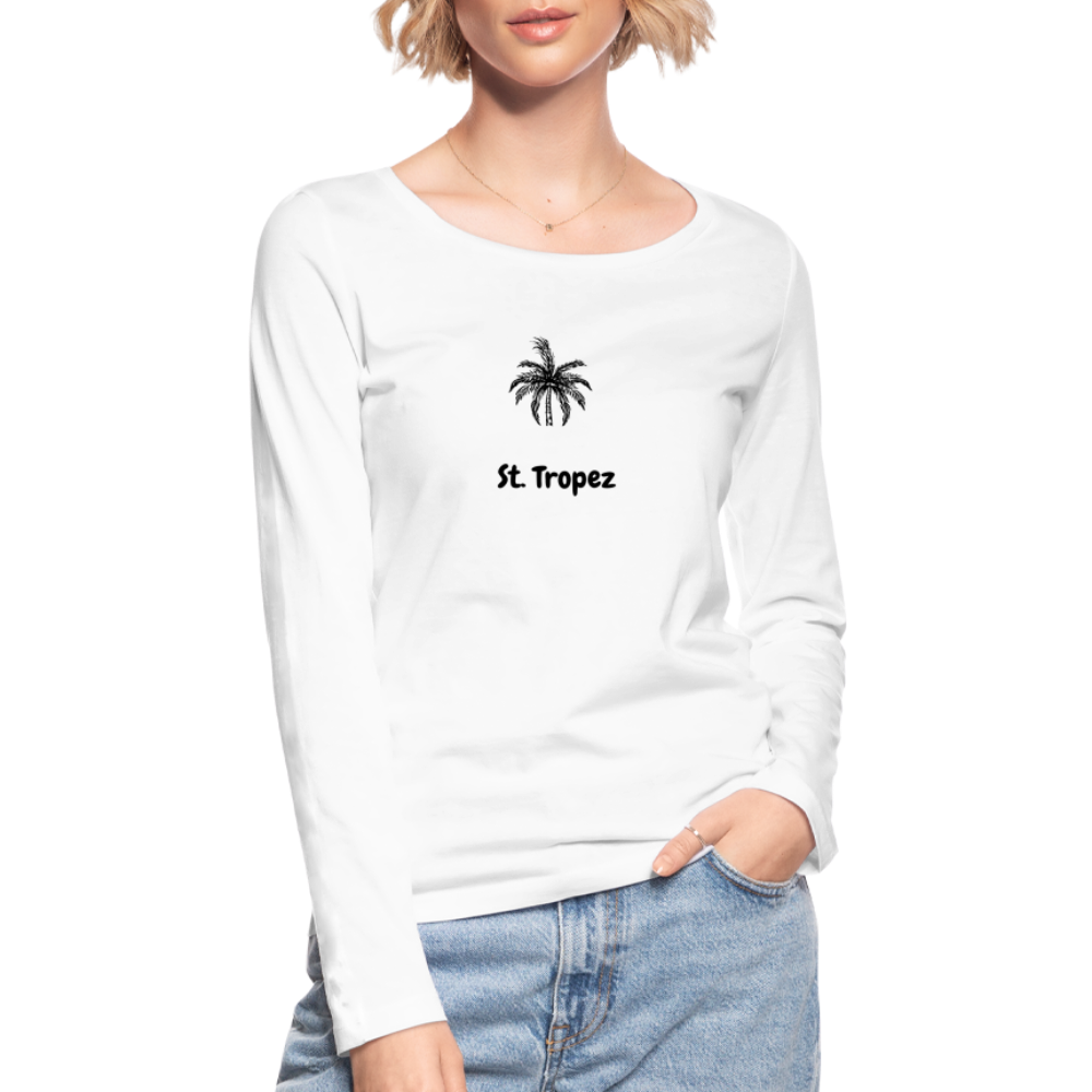 Frauen Bio-Langarmshirt von Stanley & Stella ST. TROPEZ - weiß