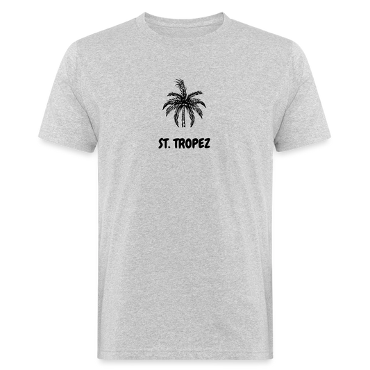 Männer Bio-T-Shirt ST. TROPEZ - Grau meliert