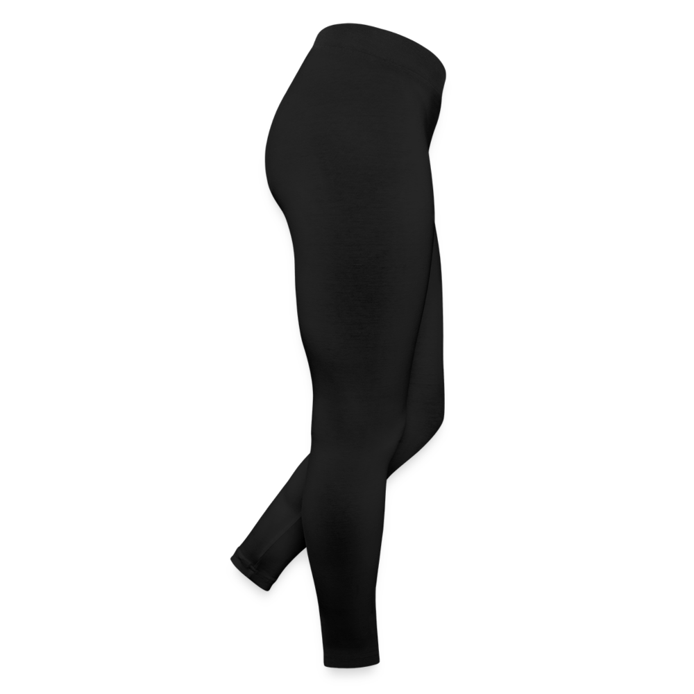 Frauen Jersey Leggings - Schwarz