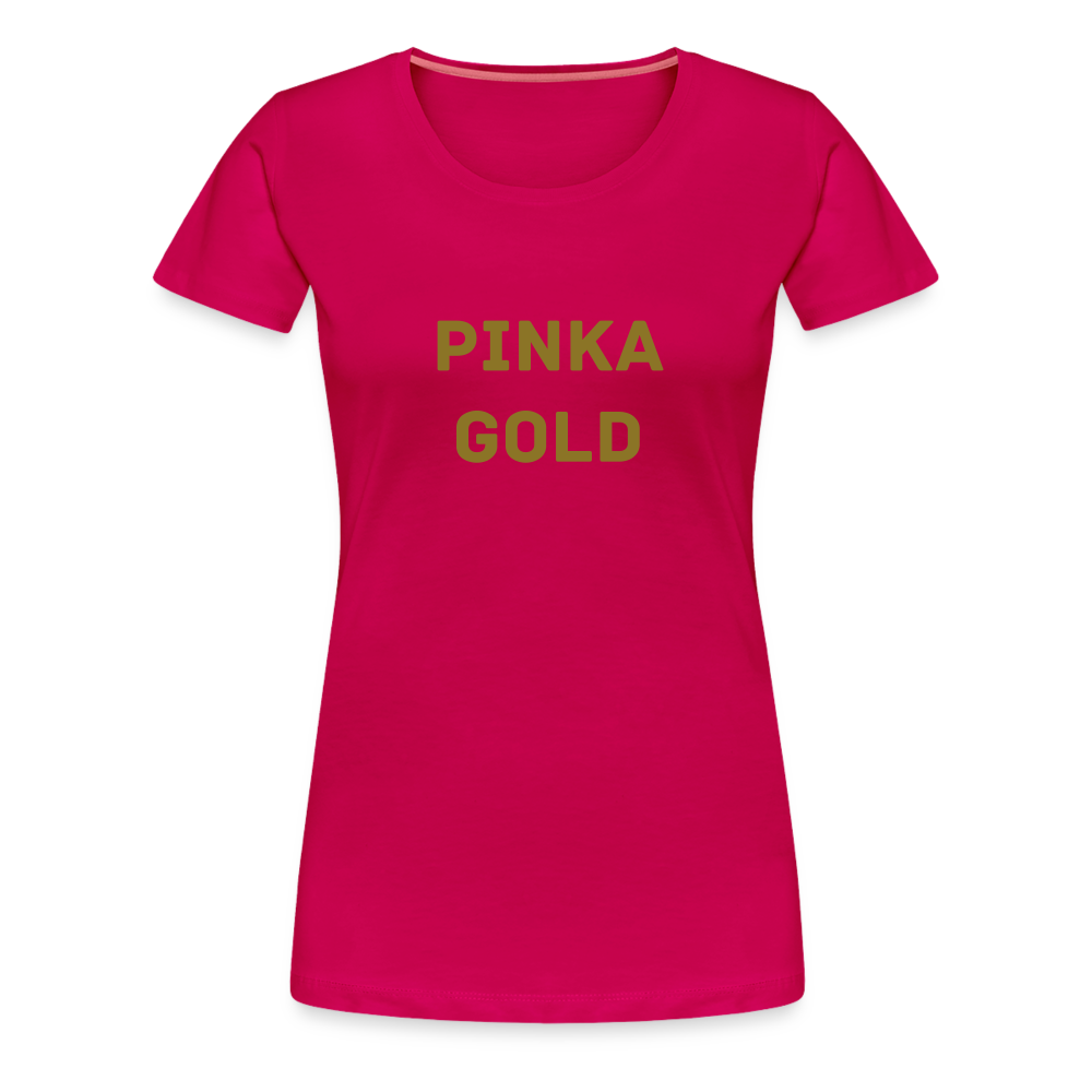 Frauen Premium T-Shirt - dunkles Pink