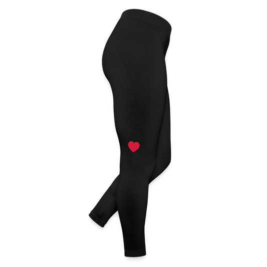 Frauen Jersey Leggings - Schwarz