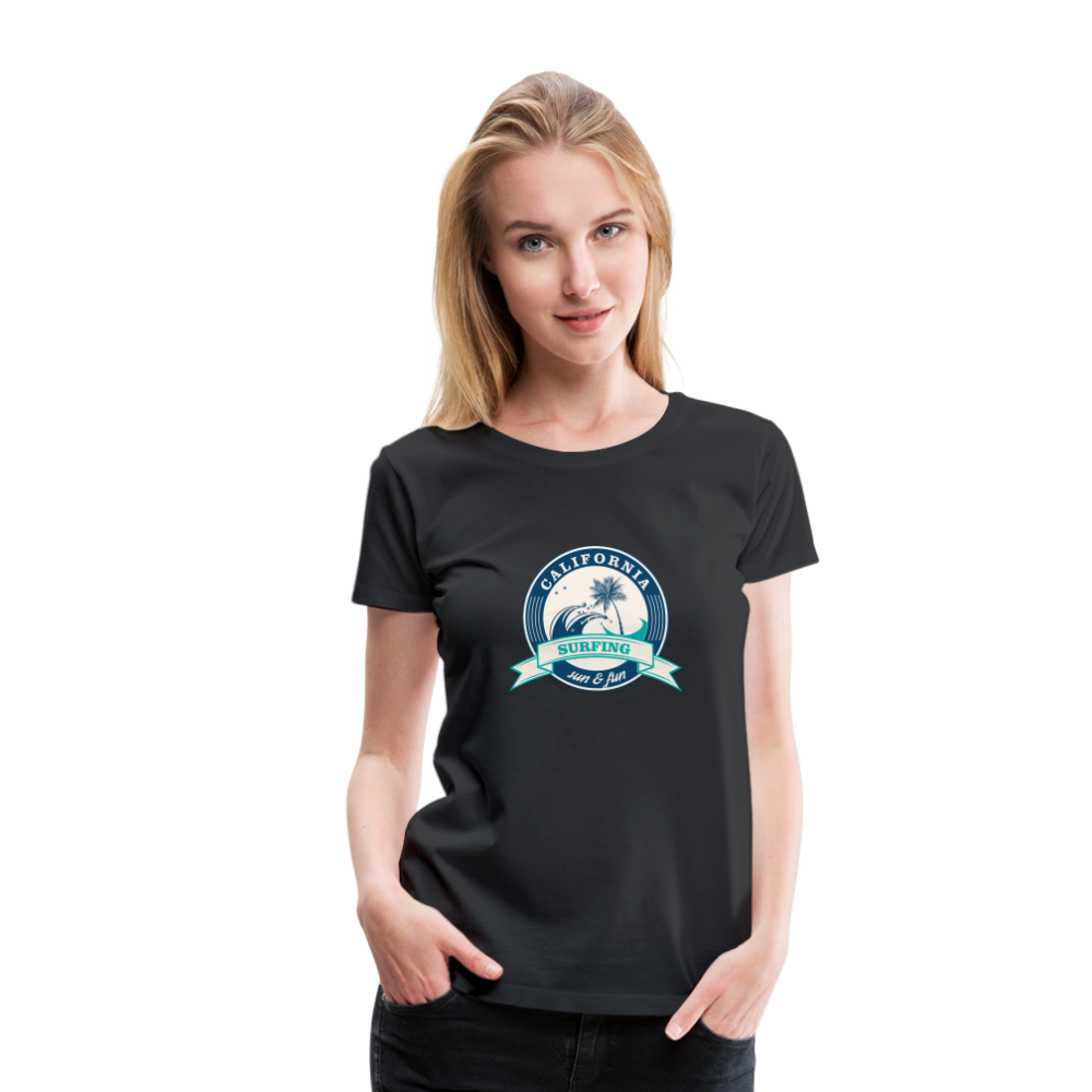 Frauen Premium T-Shirt - Schwarz