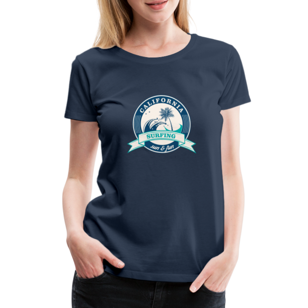 Frauen Premium T-Shirt - Navy