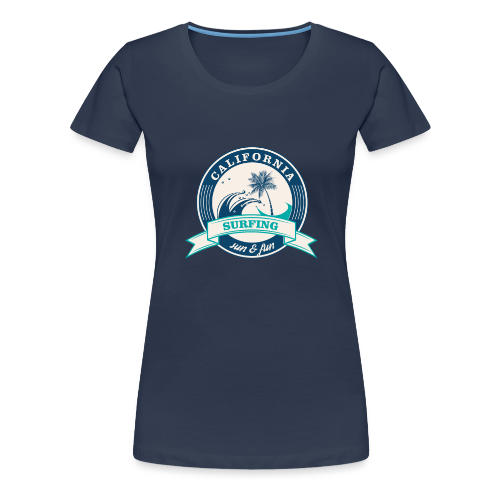 Frauen Premium T-Shirt - Navy