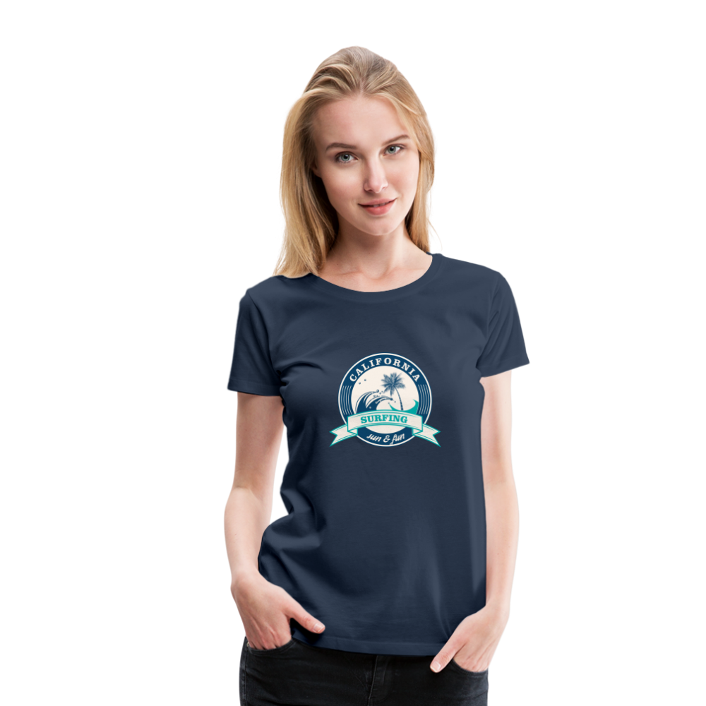 Frauen Premium T-Shirt - Navy