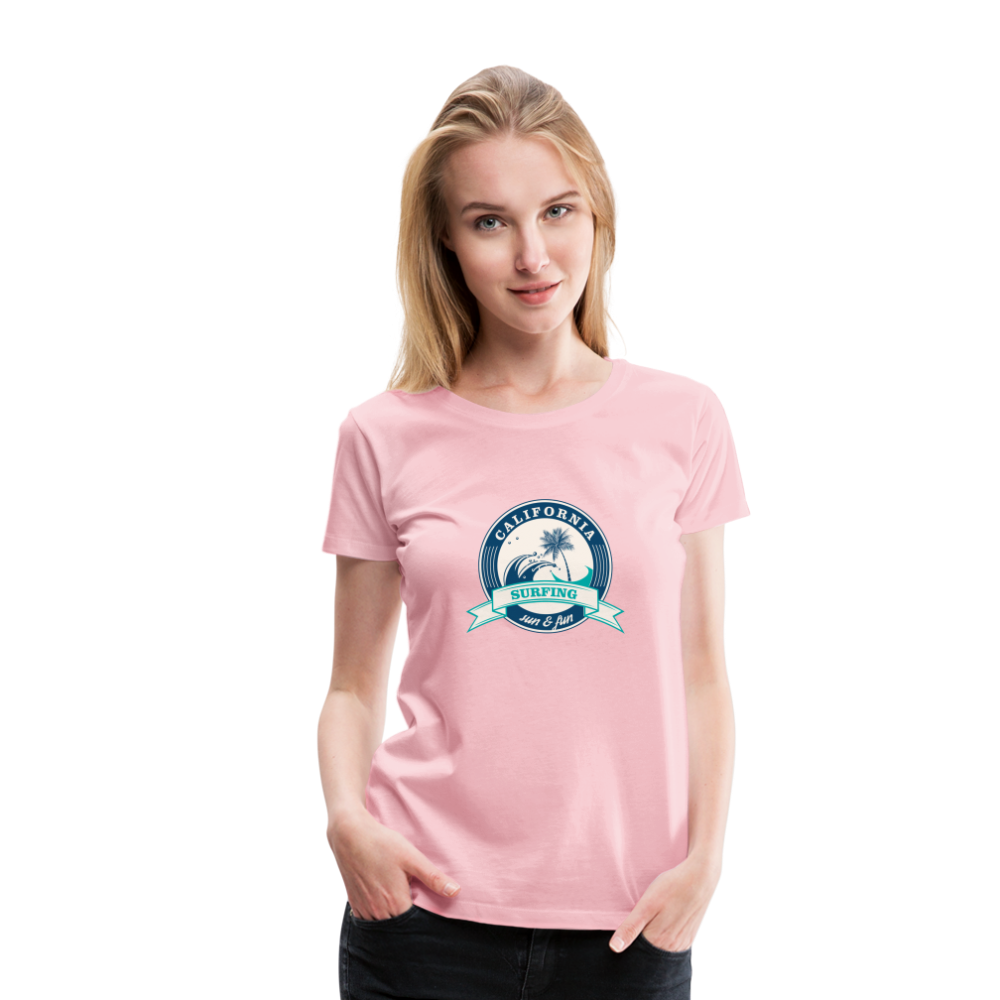 Frauen Premium T-Shirt - Hellrosa